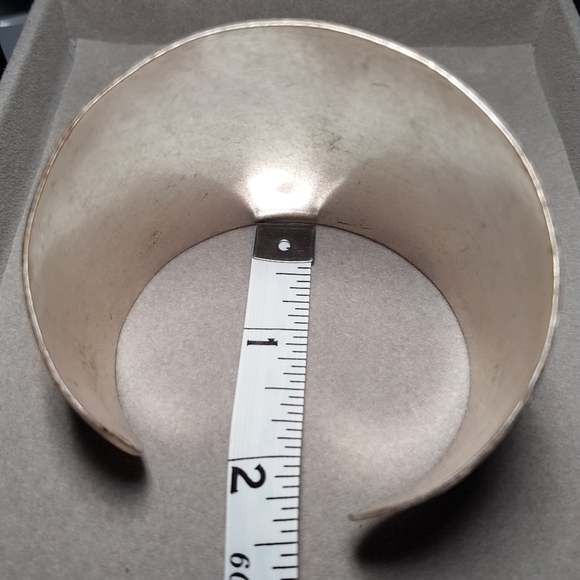 Peacock print aluminum bracelet cuff bracelet - Picture 8 of 8